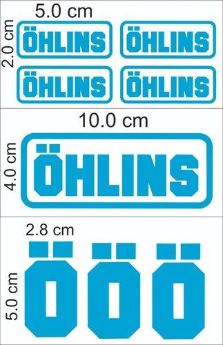 Kit adesivi ducati ohlins - kit,